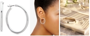 Lauren Ralph Lauren Medium Hoop Earrings 1.2"